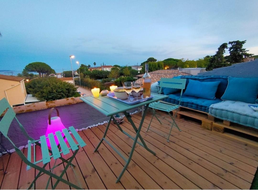 Maison De Vacances A L'Ayguade Classee 3 Etoiles, Climatisee,3Mn A Pied Plage Et Restos ,5Mn Aeroport, 10Mn Gare Йер Экстерьер фото
